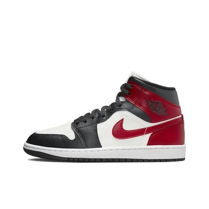 Jordan 1 Mid Gym Red Off Noir (Women's) size 5