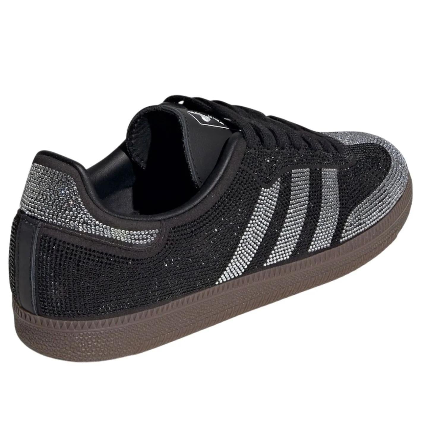 Adidas Samba OG Rhinestone Black Silver (Women's) IH9052