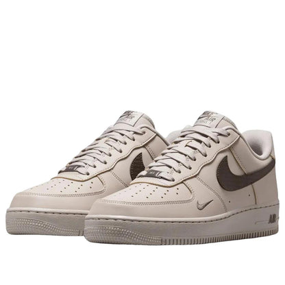 Nike Air Force 1 Low '07 
Carbon Fiber Swoosh College Grey Newsprint