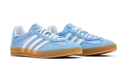 Adidas Gazelle Indoor Blue Cloud White Gum (Women's)