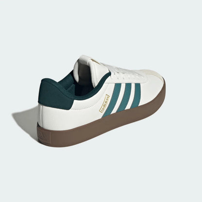 adidas VL Court 3.0 Core White Preloved Teal Aurora Ivy Men's JR8635 size 11.5
