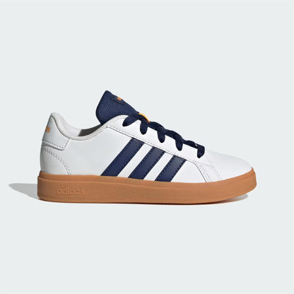Adidas Grand Court Lifestyle Cloud White Dark Blue Gum (GS) JI0969