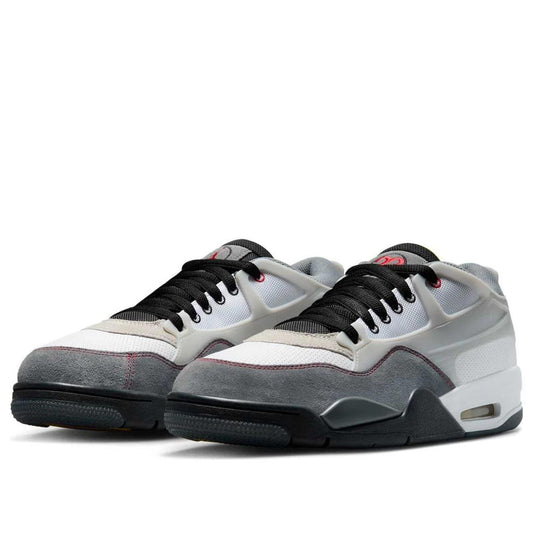Jordan 4 RM Premium White Black Smoke Grey Fire Red