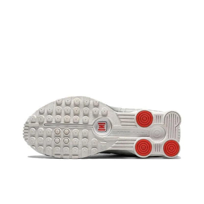 Nike Shox R4 White Metallic Silver (Women's)