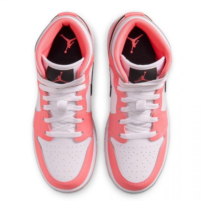 Jordan 1 Mid 
Pink Gaze (GS)