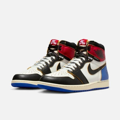 Jordan 1 Retro High OG SP Fragment x Union LA Varsity Red Sport Royal Men's IO7847-002 size 16