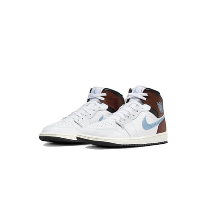 Jordan 1 Mid SE Brown Blue Grey Men's FQ7831-142