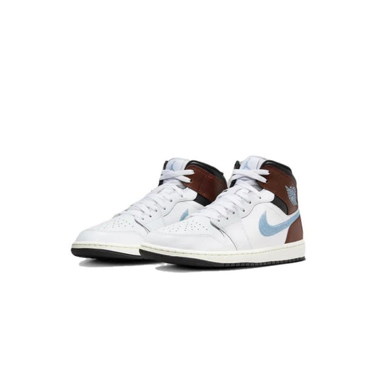 Jordan 1 Mid SE Brown Blue Grey