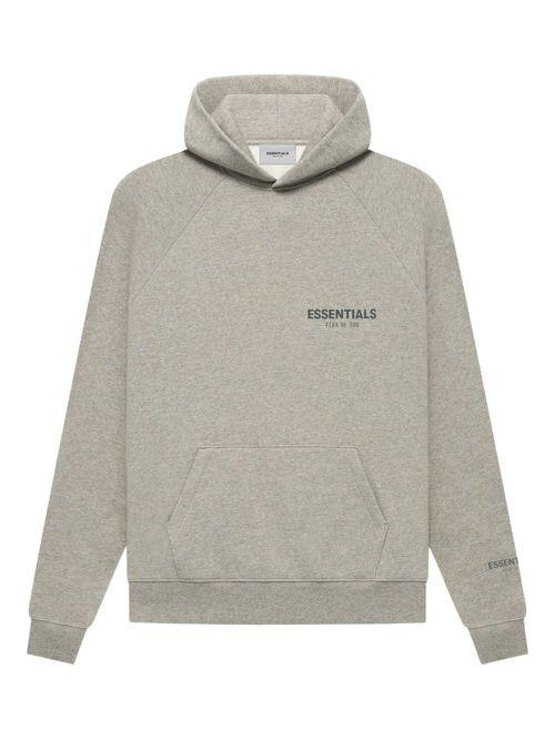 Fear of God Essentials Core Collection Pullover Hoodie (Heather Oatmeal)