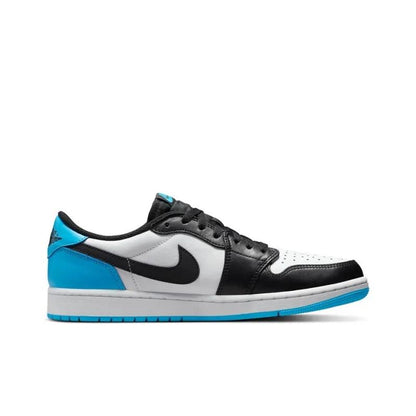 Jordan 1 Retro Low OG Black Dark Powder Blue size 14