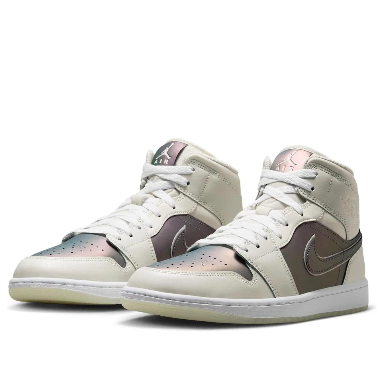 Jordan 1 Mid SE Phantom Iridescent