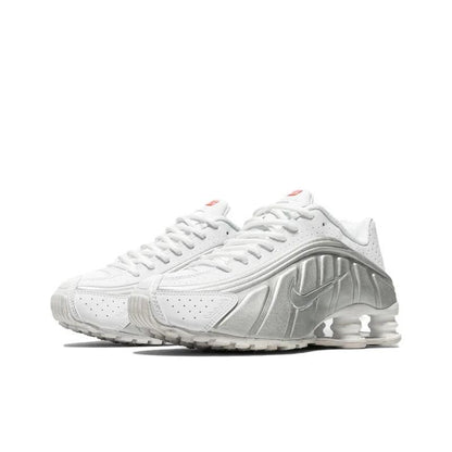 Nike Shox R4 White Metallic Silver (Women's)