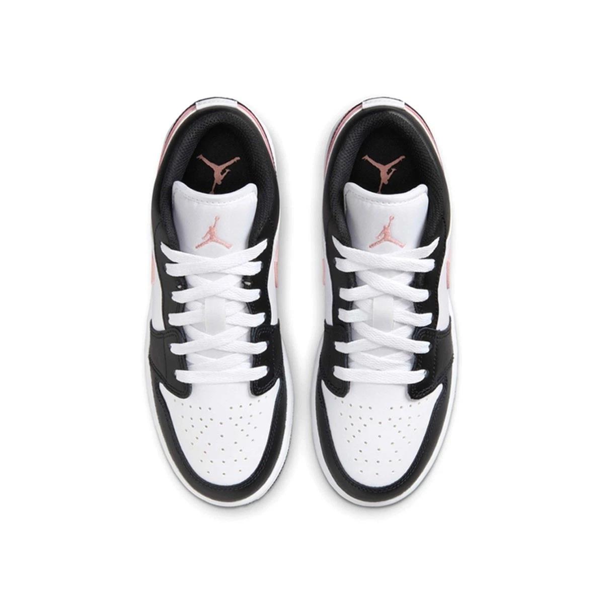 Jordan 1 Low White Black Rust Pink (GS)