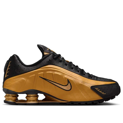 Nike Shox R4 Metallic Gold Black (2025)