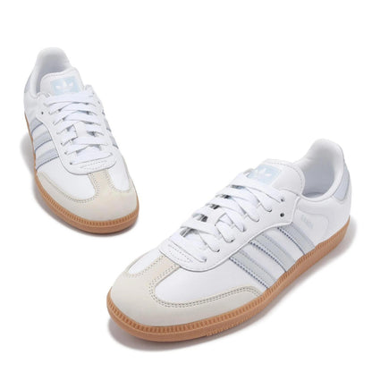 Adidas Samba OG White Halo Blue Gum (Women's) IE0877