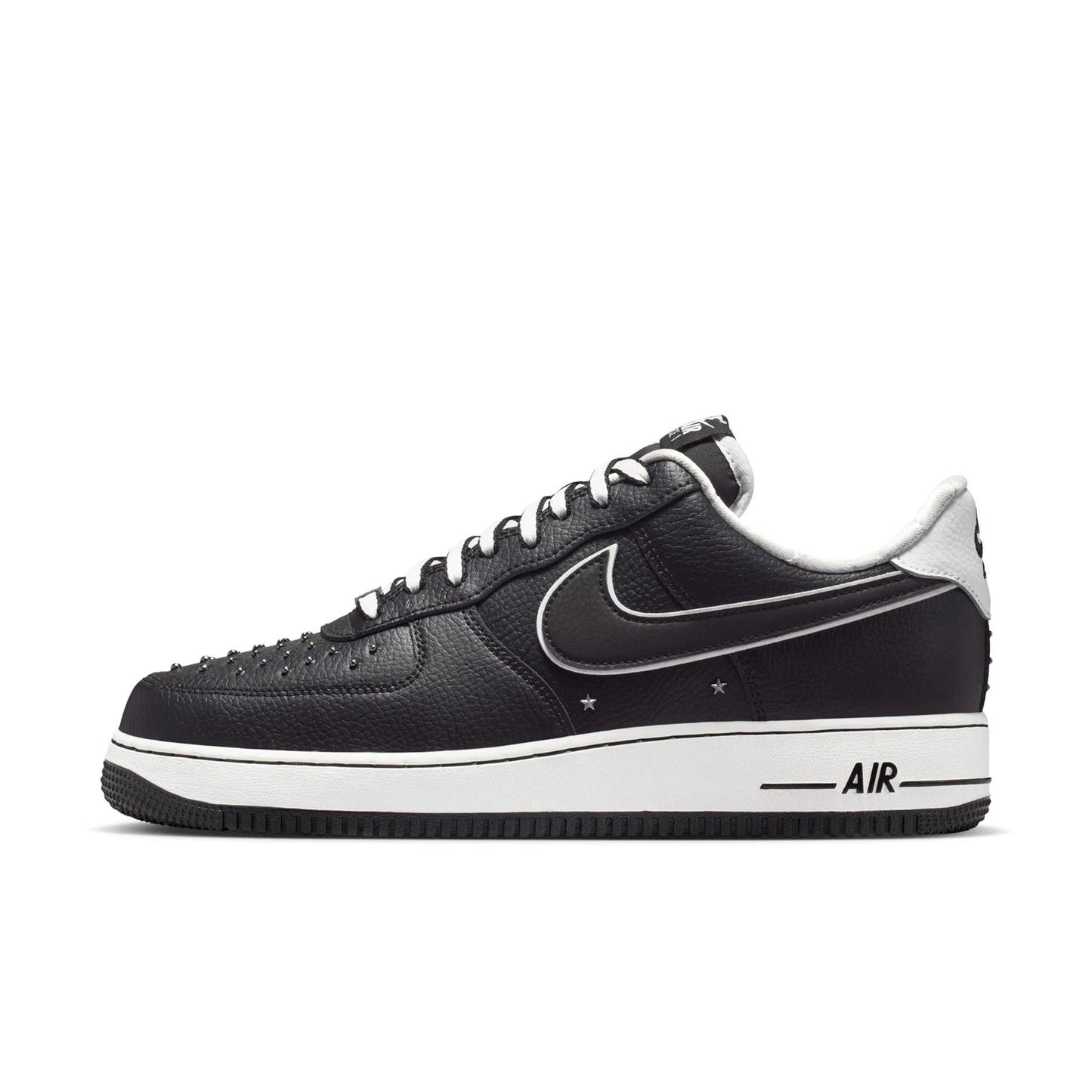 Nike Air Force 1 Low '07 Premium Black White Metallic Dark Grey Men's IM6643-010