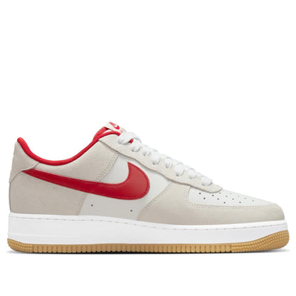 Nike Air Force 1 Low '07 LV8 Summit White Varsity Red Gum Men's IB6388-101