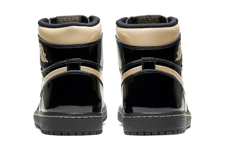 Jordan 1 Retro High Black Metallic Gold (2020) 555088-032 size 10