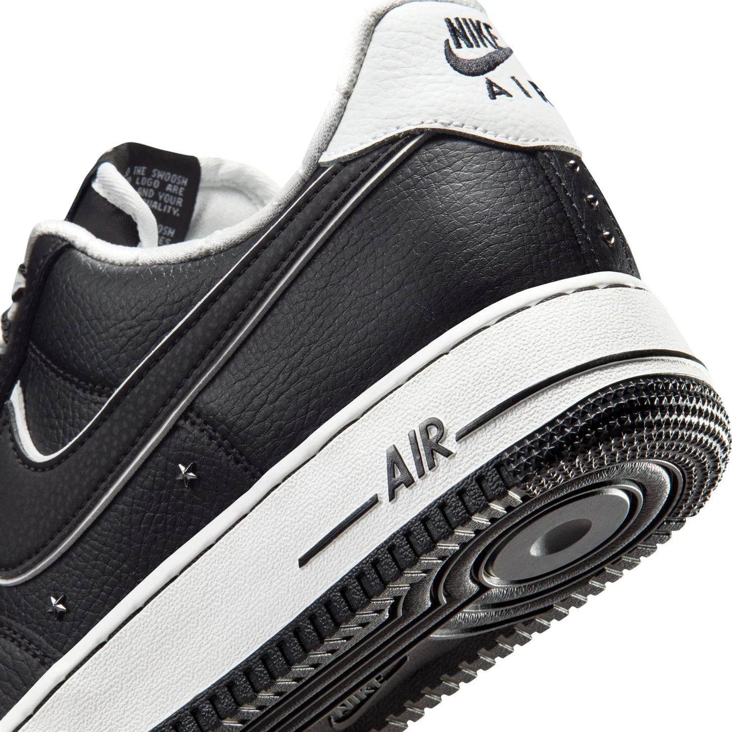 Nike Air Force 1 Low '07 Premium Black White Metallic Dark Grey Men's IM6643-010