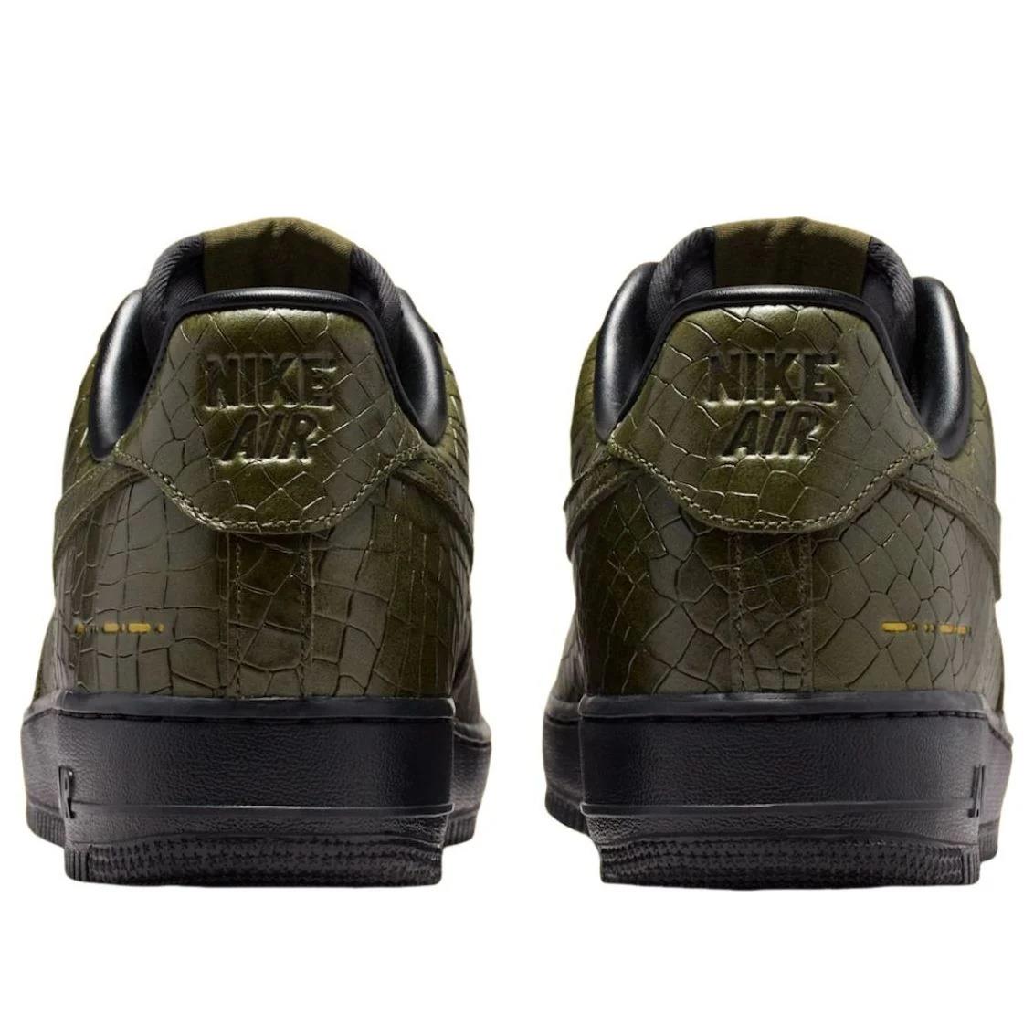 Nike Air Force 1 Low Morse Code Cargo Khaki Croc Men's IQ3370-325