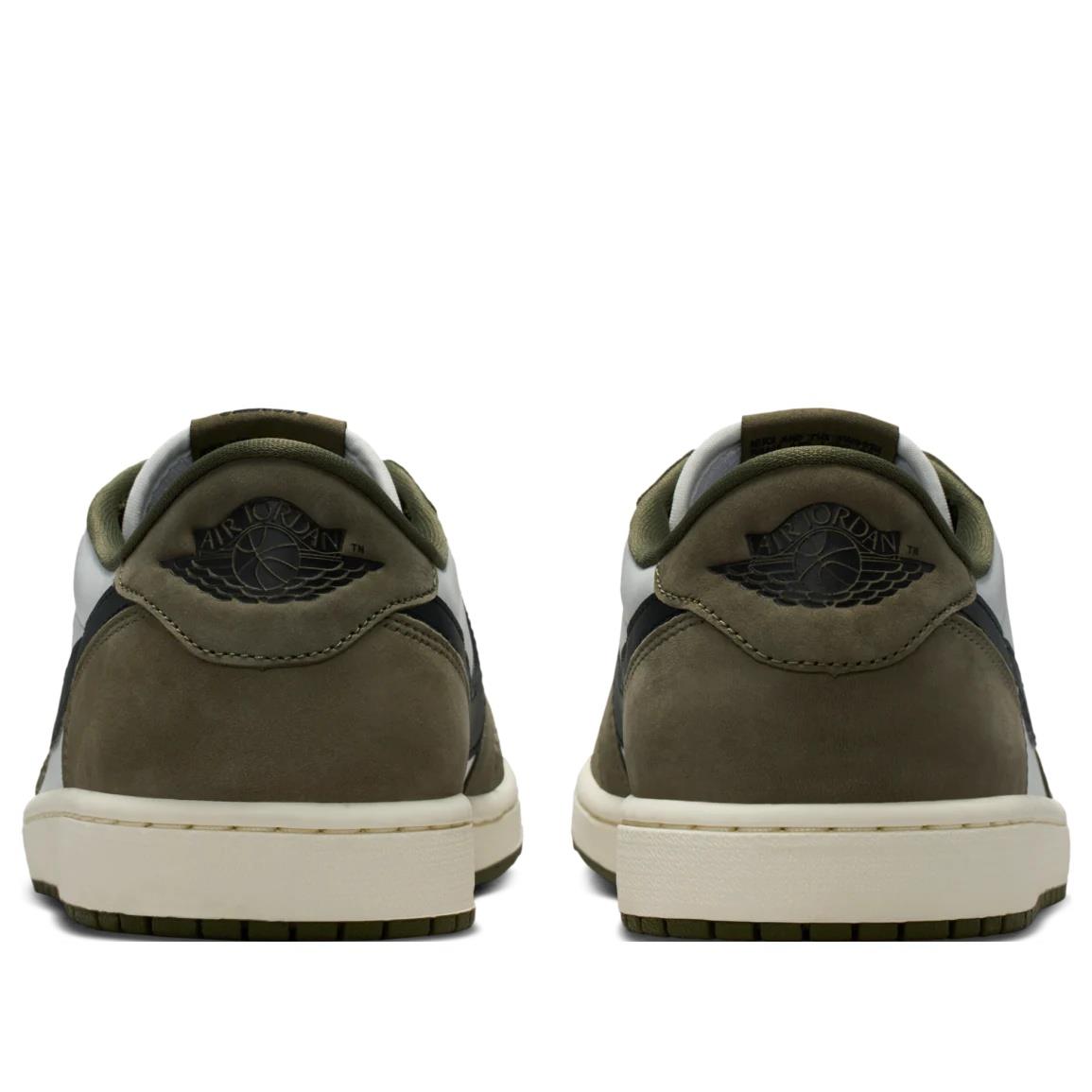 Jordan 1 Retro Low Medium Olive Summit White Sail Black