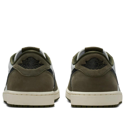 Jordan 1 Retro Low Medium Olive Summit White Sail Black