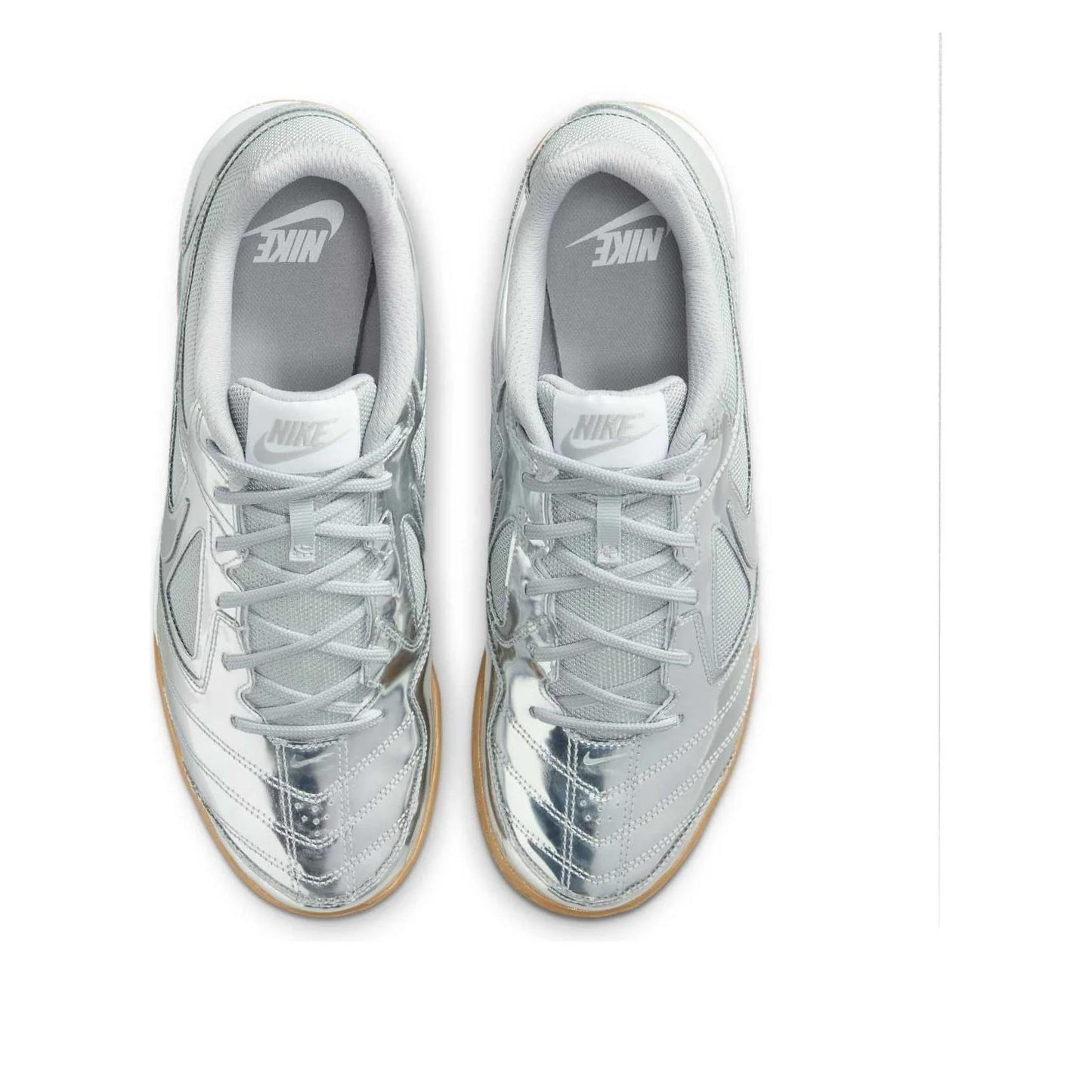 Nike Gato LV8 Metallic Silver White Gum Light Brown