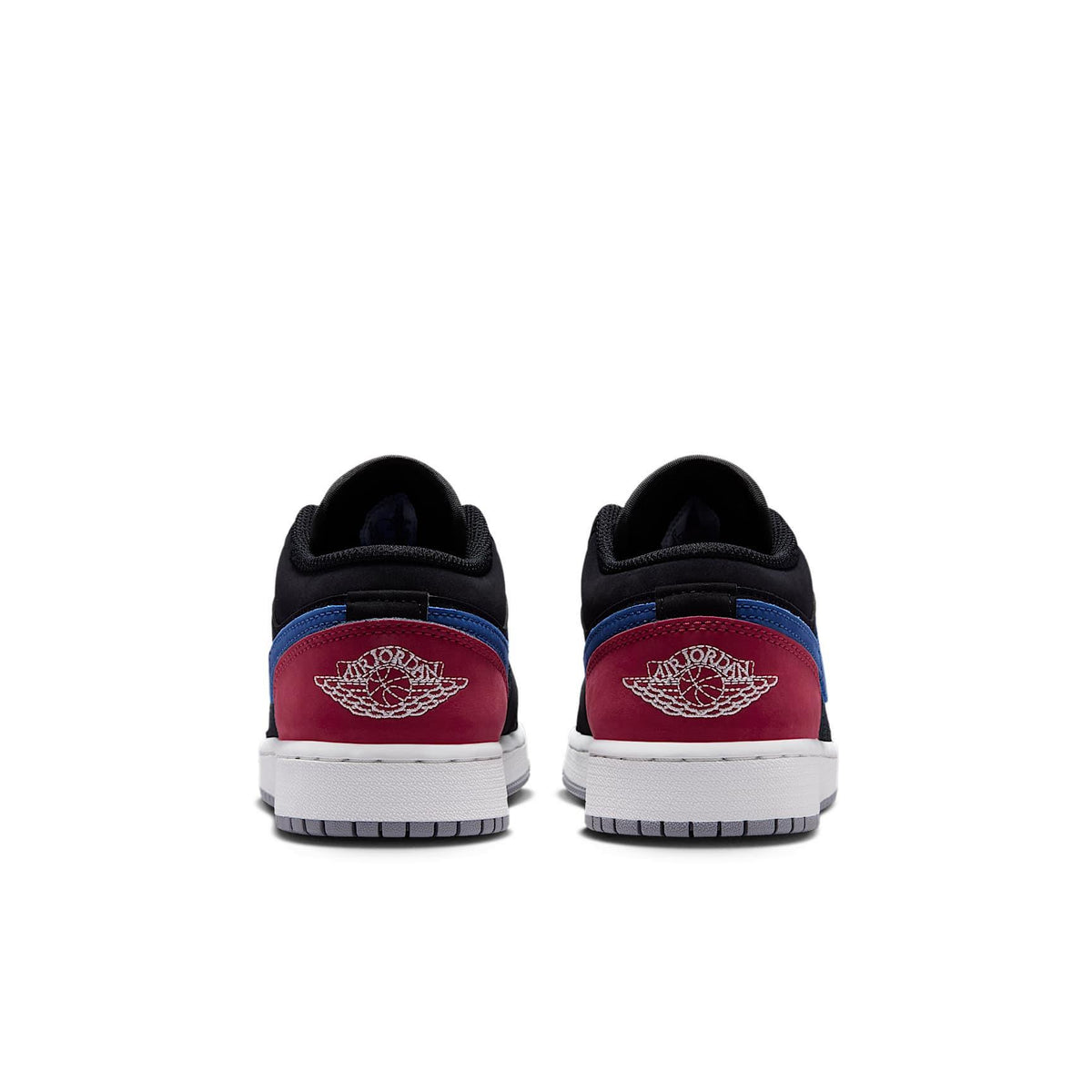Jordan 1 Low 
Black True Blue Varsity Red (GS)