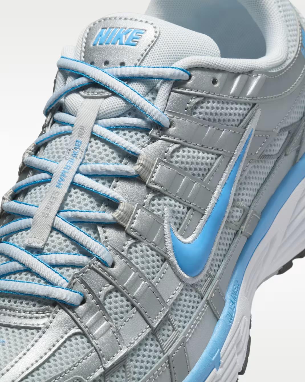 Nike P-6000 Metallic Platinum Pure Platinum Metallic Silver University Blue