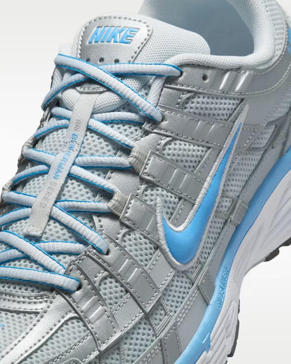 Nike P-6000 Metallic Platinum Pure Platinum Metallic Silver University Blue