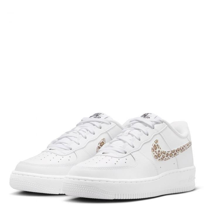 Nike Air Force 1 Low 
White Leopard Swoosh (GS)