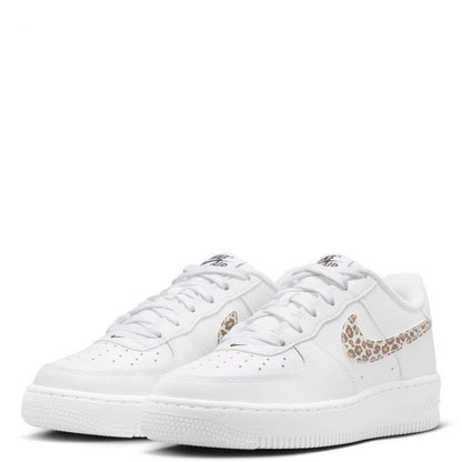 Nike Air Force 1 Low 
White Leopard Swoosh (GS)