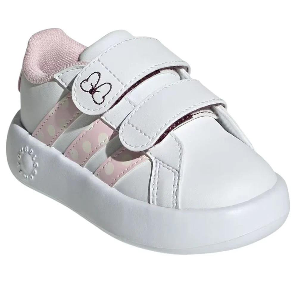 Adidas Grand Court Disney Minnie Mouse Cloud White Clear Pink Chalk White (TD) size 6K