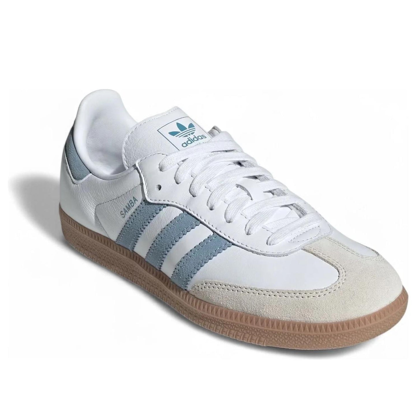 Adidas Samba OG White Alumina Ash Blue (Women's) JS1391