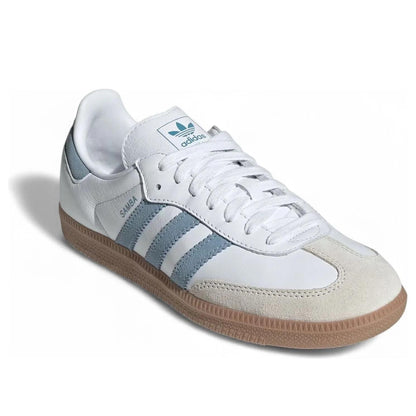 Adidas Samba OG White Alumina Ash Blue (Women's) JS1391