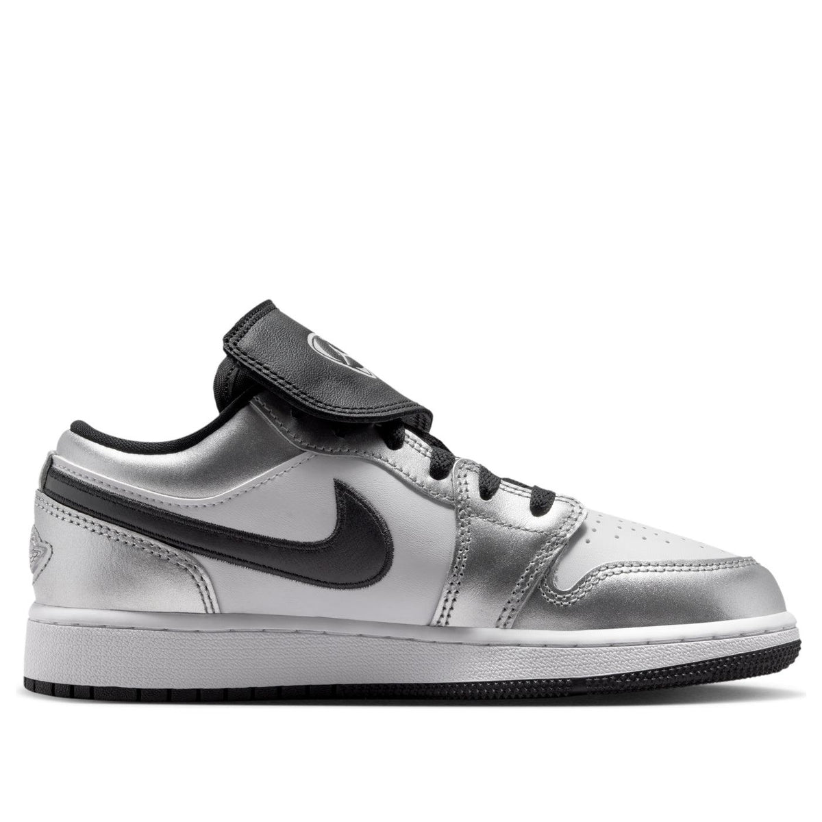Jordan 1 Low SE 
Metallic Silver Tiempo (GS)