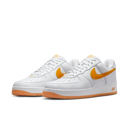 Nike Air Force 1 Low Retro QS Color Of The Month White University Gold Men's FD7039-100 size 6.5W/5MEN