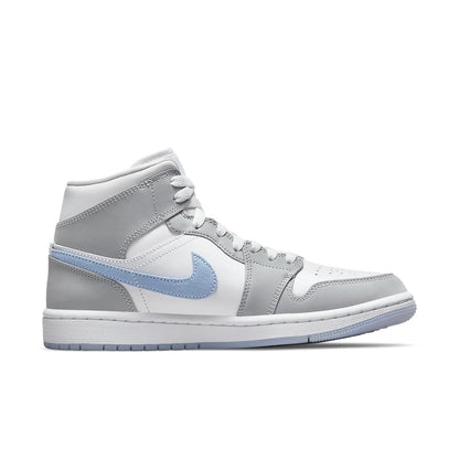 Jordan 1 Mid 
Wolf Grey Aluminum (Women's)