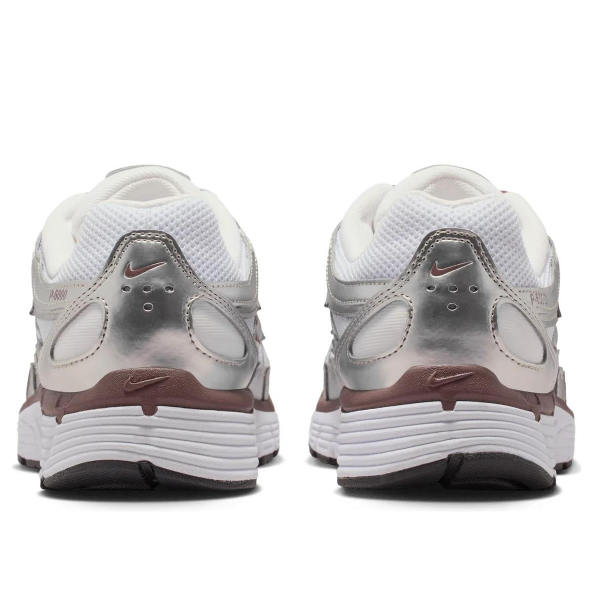 Nike P-6000 
White Metallic Silver Tattoo (Women's)