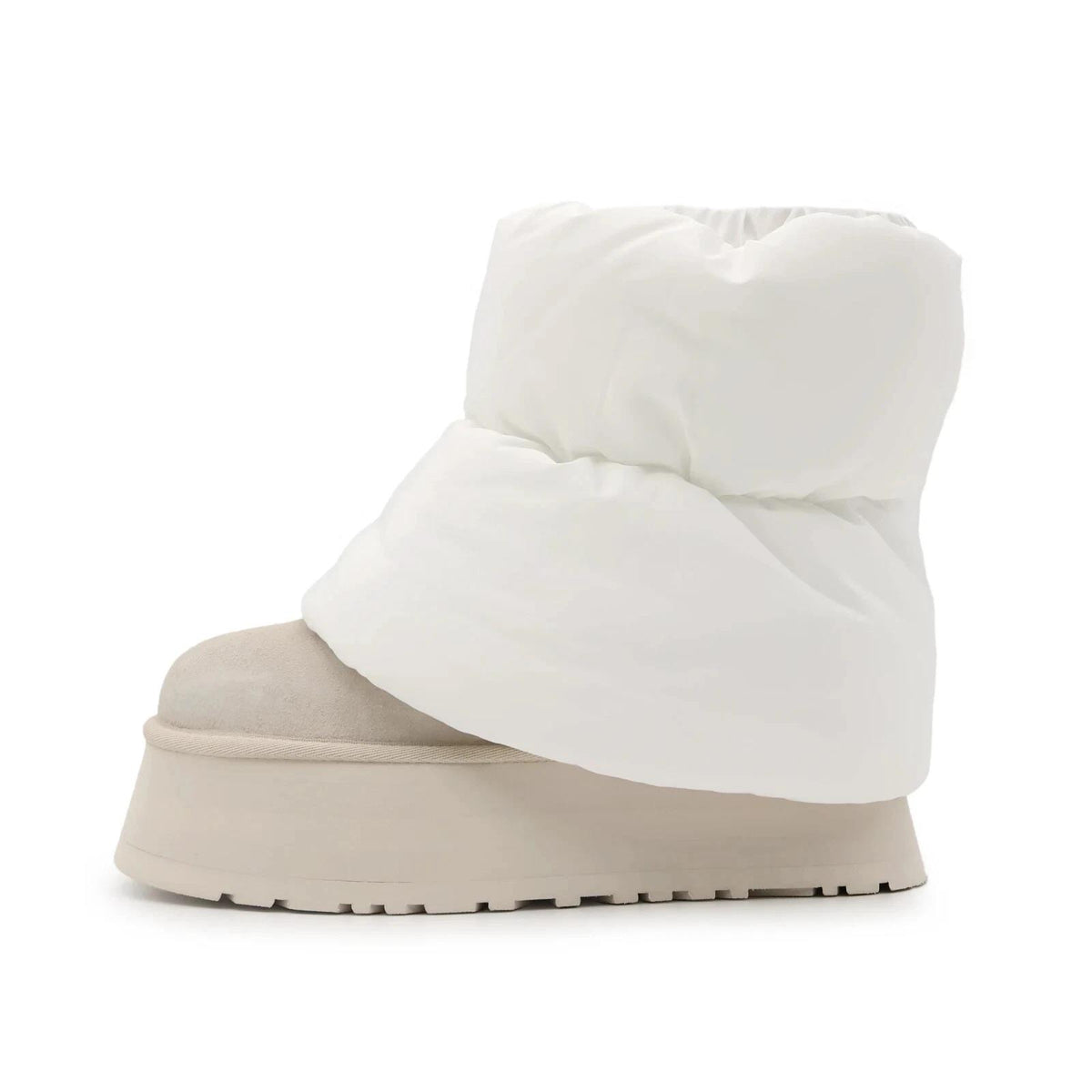 UGG Classic Mini Dipper Puffer Boot 
White Ceramic (Women's)