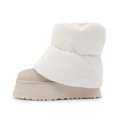 UGG Classic Mini Dipper Puffer Boot 
White Ceramic (Women's)