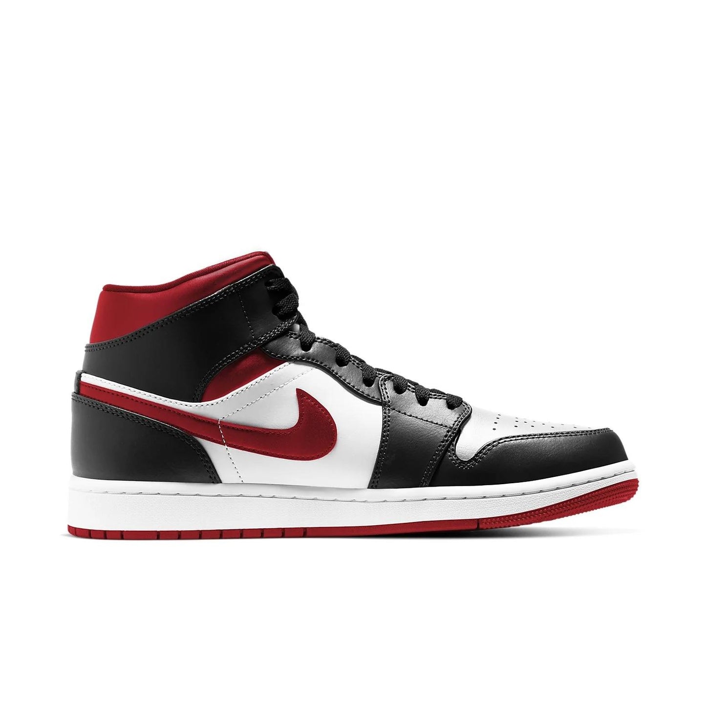 Jordan 1 Mid Gym Red Black White