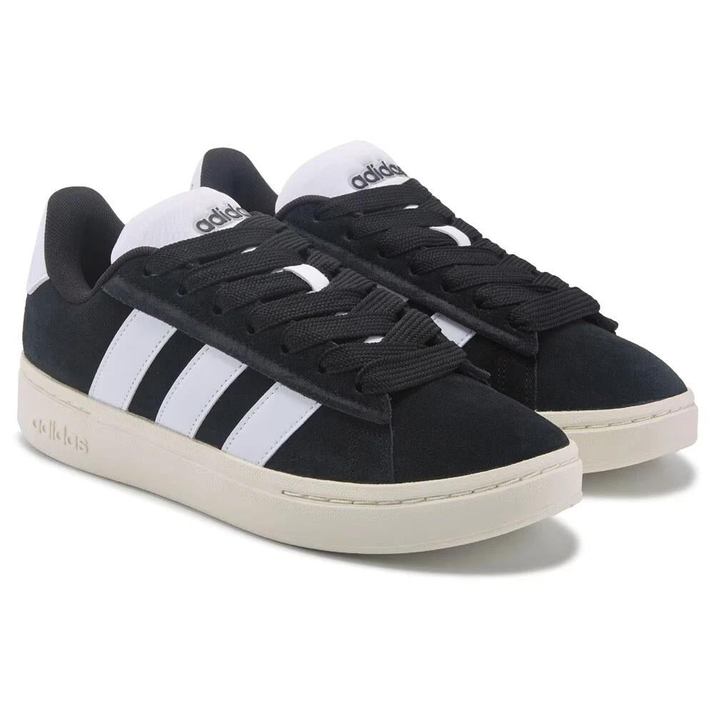 Adidas Grand Court Alpha Black White Retro Sneakers Men's JH7235