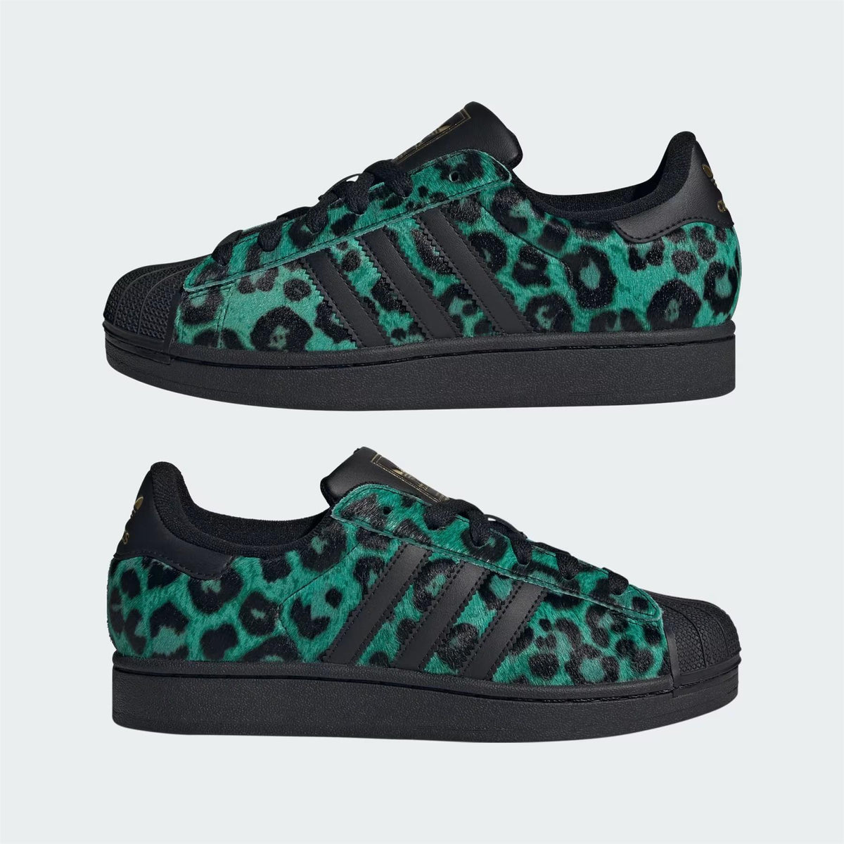 adidas Superstar II 
Leopard Semi Screaming Green (Women's)