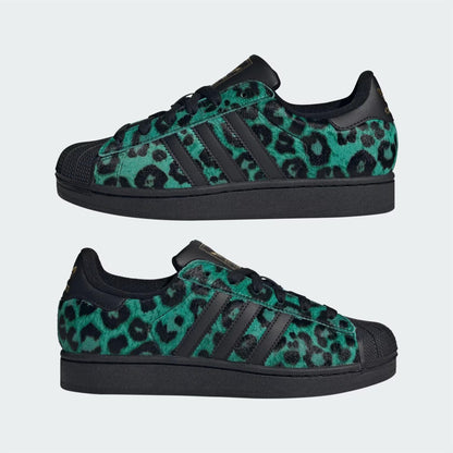 adidas Superstar II 
Leopard Semi Screaming Green (Women's)