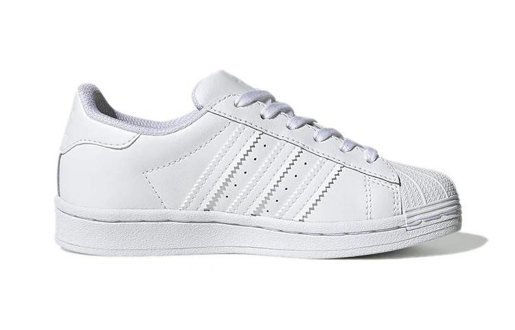 adidas Superstar Triple White (PS) EF5395 size 2Y