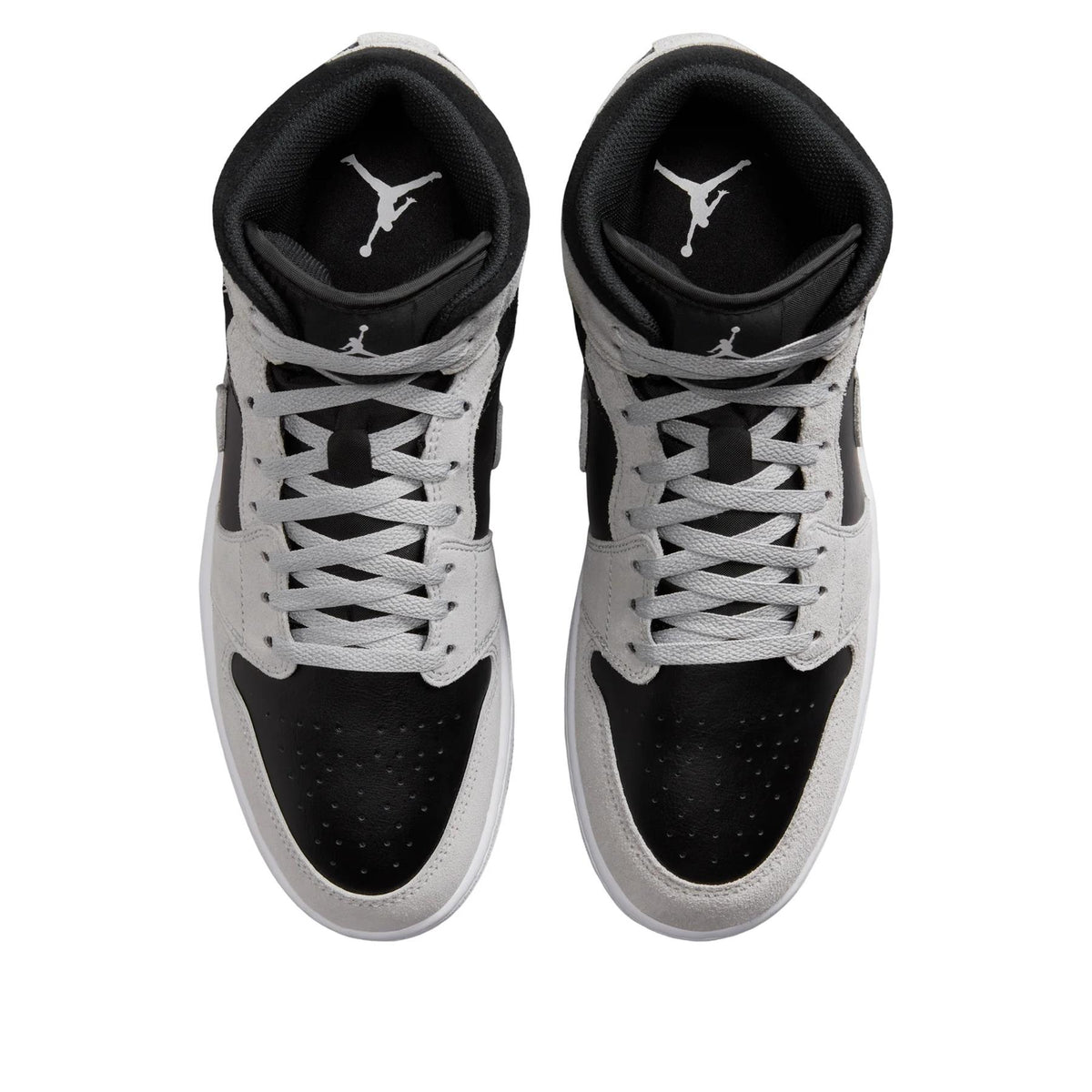 Jordan 1 Mid 
Light Smoke Grey Black