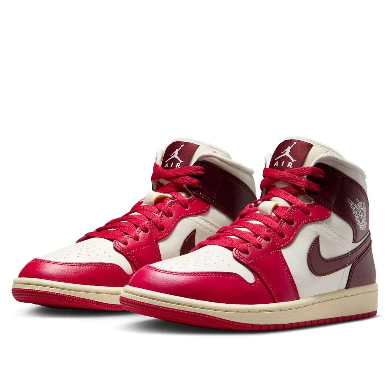 Jordan 1 Mid Sail Mystic Hibiscus (Women's) BQ6472-119
