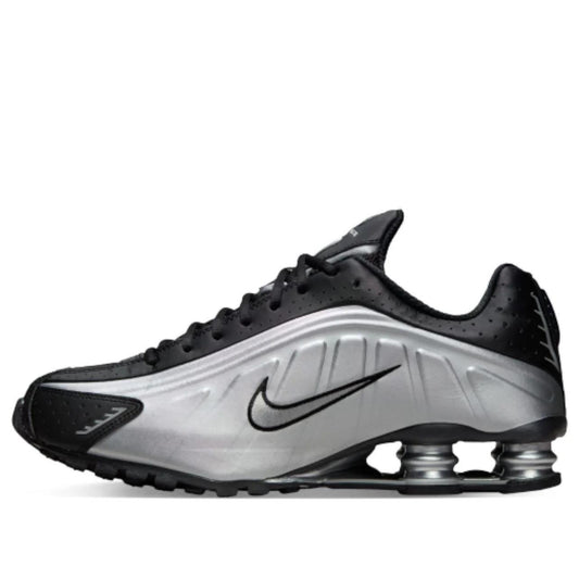 Nike Shox R4 Metallic Silver Black size 11.5