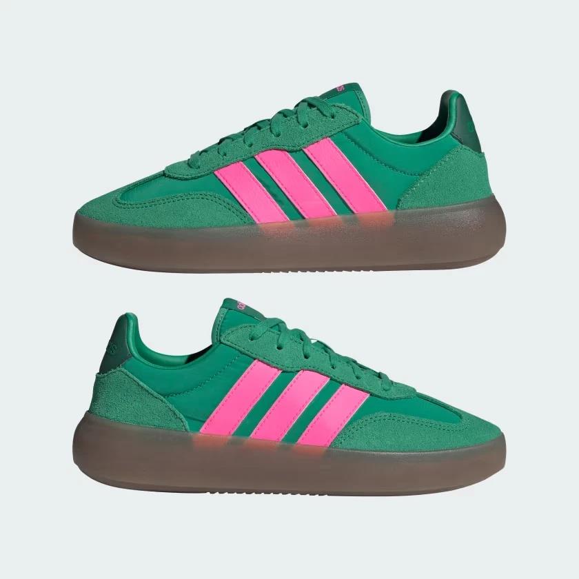 Adidas Barreda Decode Semi Court Green Lucid Pink Collegiate Green (Women's) JR3540